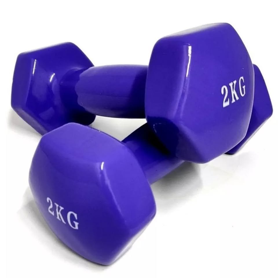 Mancuernas pesas de neopreno 2 Kg - Imagen 2