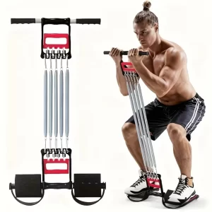 Ejercitador muscular 3 en 1 con pedal y agarradera