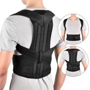 Corrector de postura con soporte lumbar ajustable espalda y hombros