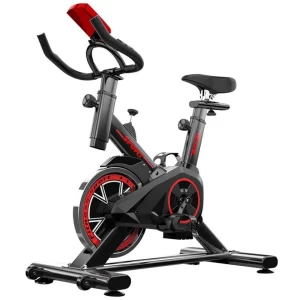 Bicicleta spinning estacionaria pantalla Lcd soporta 120kg